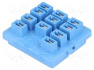 Socket; 10A; 250VAC; PCB; for PCB; -40÷70°C; 62.32,62.33 FINDER