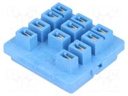 Socket; 10A; 250VAC; PCB; for PCB; -40÷70°C; 62.32,62.33 FINDER