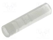 Spacer sleeve; LED; Øout: 4mm; ØLED: 3mm; L: 17.5mm; natural; UL94V-2 FIX&FASTEN