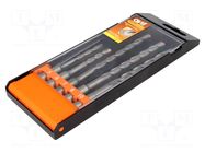 Drill set; for concrete; steel; concrete; Holder: SDS; 5pcs. AVIT