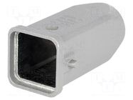 Enclosure for connectors: HDC; size 3A; for cable; Han® A; PG11 HARTING