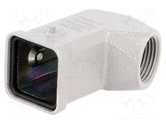 Enclosure for connectors: HDC; size 3A; for cable; Han® A; PG11 HARTING