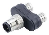 SENSOR SPLITTER, Y, 4P M8 PLUG-2X RCPT