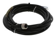 SENSOR CORD, 3P M12 RCPT-FREE END, 2M