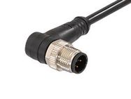 SENSOR CORD, 5P M12 R/A PLUG-FREE END/2M