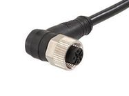 SENSOR CORD, 4P M12 R/A RCPT-FREE END/5M