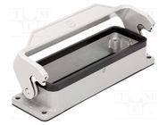 Enclosure: for HDC connectors; Han® HMC; size 24B; with latch HARTING