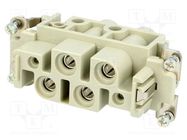 Connector: HDC; contact insert; female; Han-Com®,Han® K; size 16B HARTING