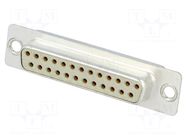 Connector: D-Sub; PIN: 25; plug; female; for cable; straight HARTING