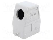 Enclosure for connectors: HDC; size 6B; for cable; Han® B; IP65 HARTING