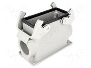 Enclosure for connectors: HDC; size 16B; Han® B; IP65; M32 HARTING
