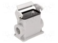 Enclosure for connectors: HDC; size 10B; Han® HMC; IP65; M25 HARTING