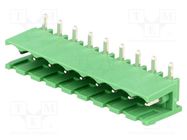 Pluggable terminal block; 5mm; ways: 9; angled 90°; socket; male DEGSON ELECTRONICS