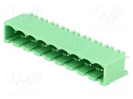 Pluggable terminal block; 5mm; ways: 9; straight; socket; male DEGSON ELECTRONICS