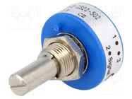 Potentiometer: shaft; single turn; 5kΩ; ±20%; 1W; linear; 6.35mm VISHAY