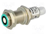 Sensor: ultrasonic; straight; Range: 0.025÷0.4m; PNP / NO; brass PEPPERL+FUCHS