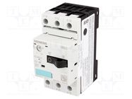 Motor breaker; 3kW; 220÷690VAC; for DIN rail mounting SIEMENS