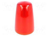 Cloche; red; X125; IP65; Ø98x167mm MOFLASH SIGNALLING