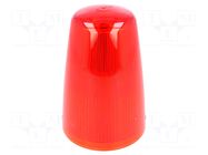 Cloche; red; X125; IP65; Ø98x167mm MOFLASH SIGNALLING