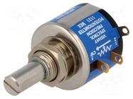 Potentiometer: shaft; multiturn; 200Ω; 2W; ±5%; 6.35mm; 534 VISHAY