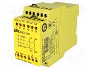 Module: safety relay; 230VAC; Contacts: NO x2; IN: 2; OUT: 2; IP40 PILZ