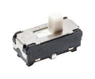 SLIDE SWITCH, SPDT, 0.3A/6VDC, SMD