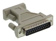 D SUB ADAPTER, DB9 RCPT-DB25 PLUG