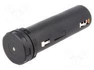 Holder; C,R14; Batt.no: 2; soldering lugs; black; UL94V-0; -30÷70°C BULGIN