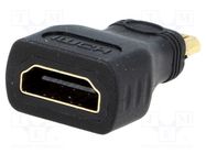 Adapter; HDMI socket,mini HDMI plug VCOM