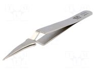 Tweezers; 120mm; for precision works,SMD; self-locking C.K