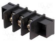 PCB terminal block; straight; 9.5mm; ways: 3; THT,screw terminal DEGSON ELECTRONICS