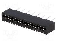 Connector: FFC/FPC; straight; PIN: 16; Non-ZIF; THT; tinned; 20mΩ 