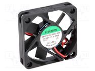 Fan: DC; axial; 12VDC; 45x45x10mm; 15.6m3/h; 27dBA; slide; Len: 300mm SUNON