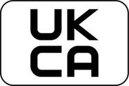 LABEL, UKCA, PP, BLK ON WHT, 30X20MM