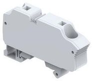 TERMINAL BLOCK, DIN RAIL, 2POS, 4AWG