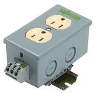 PWR ENTRY CONN, 20 A, 120 V, DIN, OUTLET