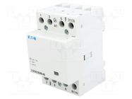 Contactor: 4-pole installation; 40A; 230VAC; NO x4 EATON ELECTRIC