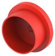 PROTECTIVE CAP, SZ 17, PLUG, LDPE, RED