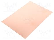 Laminate; FR4,epoxy resin; 0.6mm; L: 170mm; W: 120mm 