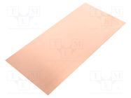 Laminate; FR4,epoxy resin; 0.6mm; L: 210mm; W: 100mm; double sided 