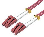 FO JUMPER CABLE, LC-LC DUPLEX, OM4, 7M