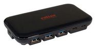 USB HUB, 7PORT, USB 3.2 GEN 2, BLACK