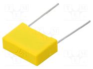 Capacitor: polypropylene; X2; 10nF; 18x11x5mm; THT; ±10%; 15mm Jb Capacitors