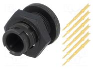 Connector: circular; socket; male; 3A; 125V; PIN: 6; EN2; soldering SWITCHCRAFT