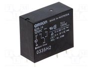 Relay: electromagnetic; SPDT; Ucoil: 12VDC; Icontacts max: 10A OMRON Electronic Components