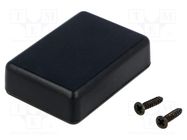 Enclosure: multipurpose; X: 35mm; Y: 50mm; Z: 15mm; 1551; ABS; black HAMMOND