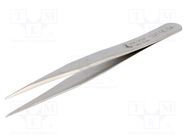 Tweezers; 120mm; SMD; Type of tweezers: straight IDEAL-TEK