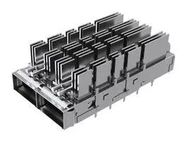 CONN CAGE, QSFP-DD, 1X2 GANGED, PRESSFIT