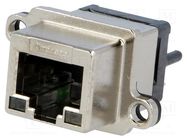 Connector: RJ45; socket; with LED; UL94V-0; IP67; THT; straight Amphenol Communications Solutions