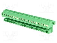 Pluggable terminal block; 5.08mm; ways: 20; angled 90°; socket PHOENIX CONTACT